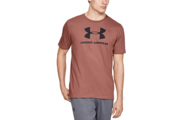 Image of Under Armour UA Sportstyle Logo T-Shirt - Mens, Extra Large, Cedar Brown, 1329590226XL