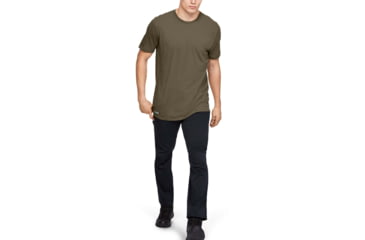 Image of Under Armour UA Tactical Cotton T-Shirt - Mens, Federal Tan, Small, 1351776499SM