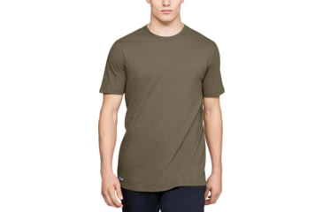Image of Under Armour UA Tactical Cotton T-Shirt - Mens, Federal Tan, Small, 1351776499SM