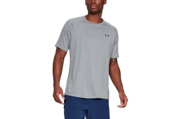 Image of Under Armour UA Tech Short Sleeve Tee 2.0 - Mens, Steel Light Heather, 2X-Large, 13264130362X