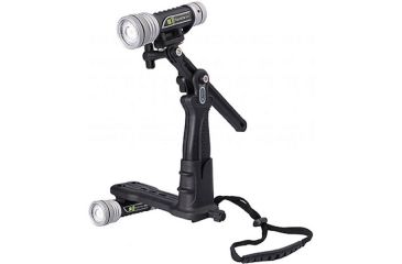 Image of Underwater Kinetics Aqualite Duo LED Lighting Kit,Black,1200 Lumens,2x Lithium UK12416