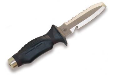 Image of Underwater Kinetics Blue Tang HYDRALLOY, Blunt Tip Blade Dive Knife, Black 30054