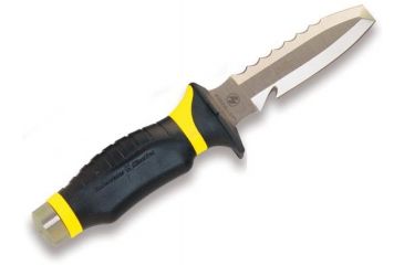 Image of Underwater Kinetics Blue Tang HYDRALLOY, Blunt Tip Blade Dive Knife, Yellow 30051