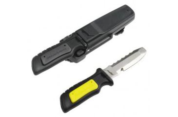 Image of Underwater Kinetics Fusilier Hydralloy Knife, Blunt Tip, Yellow 0032705 30231 8