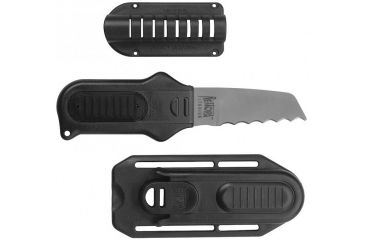 Image of Underwater Kinetics Remora Titanium, Blunt Tip Blade Dive Knife, Black 30144