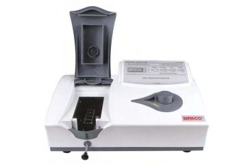Image of UNICO 1200 Spectrophotometer 5nm Bandpass w/10mm Single Square Cuvette Holder,220V S-1200E