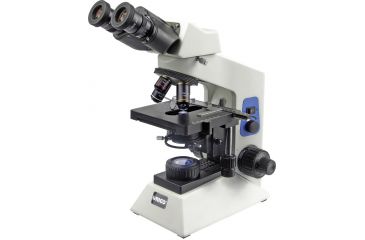 Image of UNICO G502 LED Illuminated Binocular Microscope w/ Seidentopf Head, Paired 10x Eyepiece, Achromatic Objectives 4x-10x-40x-100x, Mech. Stage, 90V-240V G502