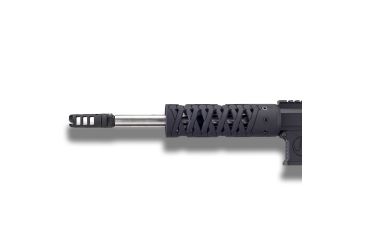 Image of Unique-ARs Bones AR-15 Handguard, Cerakote Armor Black/Anodize Black, 7in bones7