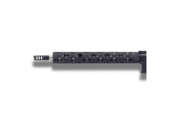 Image of Unique-ARs Crossed AR-15 Handguard, Cerakote Armor Black/Anodize Black, 15in crossed15