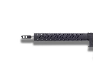 Image of Unique-ARs Predator AR-15 Handguard, Cerakote Armor Black/Anodize Black, 15in predator15
