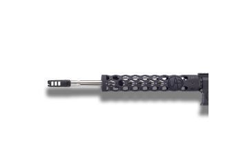 Image of Unique-ARs UAR Hex AR-15 Handguard, Cerakote Armor Black/Anodize Black, 12in uarhex12