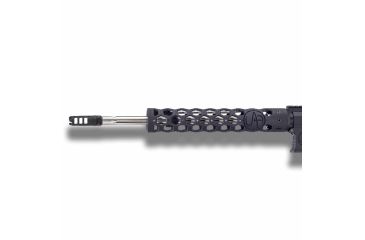Image of Unique-ARs UAR Hex Handguard with Dolos Locking Ring, Cerakote Armor Black, 12 in dolosuarhex12