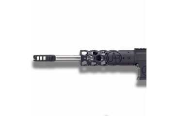 Image of Unique-ARs UAR Hex Handguard with Dolos Locking Ring, Cerakote Armor Black, 7 in dolosuarhex7