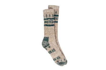 Image of United By Blue Alpine Ultimate American Sock - Mens, Green, Large, 502-0045-4305