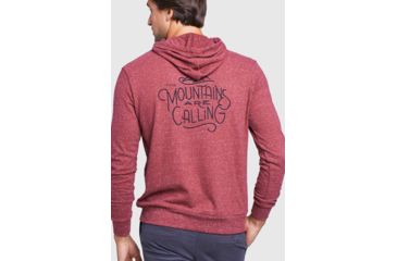 Image of United By Blue Mountains Are Calling Graphic Hoodie - Mens, Plum, Small, 101-096-11524