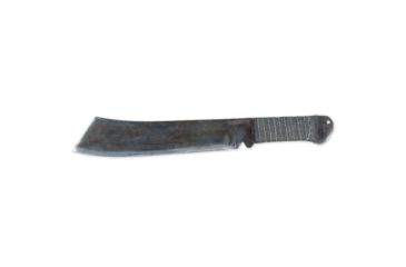 Image of United Cutlery Hibben Iv, 1090 Carbon Steel With Weathered Finish 11 3/4in Blade, Genuine Leather Cord Wrapped Grip And Lanyard, GH5007