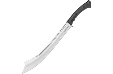 Image of United Cutlery Honshu Satin War Sword, 34in Overall, 21.25in Satin 1065 Carbon Steel Blade, Black Tpr Handle, Steel Guard, Black Wood Scabbard, Black, UC3123S