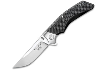 Image of United Cutlery Honshu Sekyurti Linerlock Folding Knife, Black, Black checkered nylon handle, UC3349
