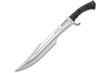 Image of United Cutlery Honshu Spartan Sword D2 Steel, 16.5 satin finish D2 tool steel blade, Black TPR handle, UC3345D2