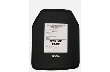 Image of United Shield Sigma Lite Ceramic Plate Level III Stand Alone 10inX12in SIGMA-LITE-SA-III-10X12