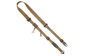 Image of United States Tactical D2 - 2-Point Rapid Fit Sling, 1.25in, QD Swivel, Coyote, UST-SLD00202QD