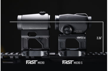 Image of Unity Tactical FAST Micro S Mount, Black, FST-MISB