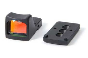 Image of Unity Tactical LPVO Offset Optic Adapter Plate, RMR/SRO, Black, FST-SOPR