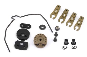 Image of Unity Tactical Modular Attached Rail  Kit  Includes Sordin Arc Rail Adapter Kit - BTH - ARC Rail, FDE HLM-MBDF