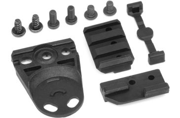Image of Unity Tactical Remora Mount for 3M Peltor Tactical Helmet, Black, HLM-REM, EDEMO1