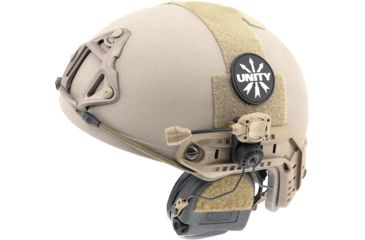 Image of Unity Tactical Remora Mount for 3M Peltor Tactical Helmet, Black, HLM-REM, EDEMO1