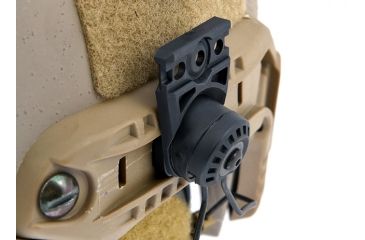Image of Unity Tactical Remora Mount for 3M Peltor Tactical Helmet, Black, HLM-REM, EDEMO1