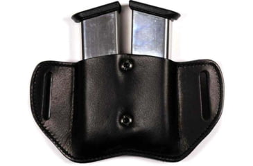 Image of Urban Carry LockLeather OWB Double Magazine Holster, Black, LL-OWB-MG2-BK