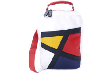 Image of Urbn Chc Metis Bulletproof Bag, White/Black/Red/Blue/Yellow, Medium, METWHT/002