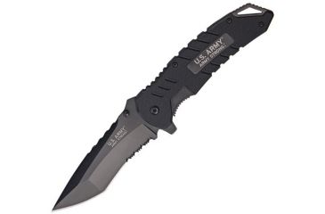 Image of US Army Linerlock Black G10 A/O Knife USAA1018BS
