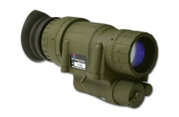 Image of US Night Vision PVS-14A NightCoat Night Vision Monocular, Gen 3 w/ Manual Gain Control, OD Green 001205