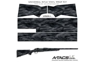 Image of US Night Vision A-TACS Camo Pre-Cut Universal Rifle Skin Vinyl Wrap, 20x30in, A-TACS Camo LE 116542