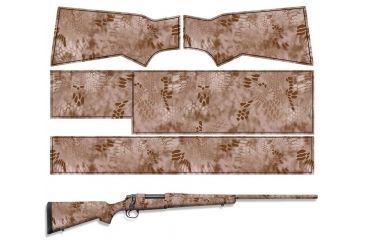Image of US Night Vision KRYPTEK Camo Pre-Cut Universal Rifle Skin Vinyl Wrap, 20x30in, Kryptek Nomad 036534