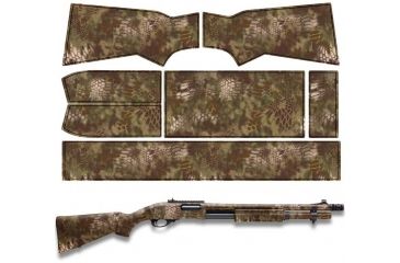 Image of US Night Vision KRYPTEK Camo Pre-Cut Universal Shotgun Skin Vinyl Wrap, 20x30in, Kryptek Mandrake 046529