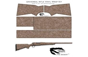 Image of US Night Vision Tiger Stripe Camo Pre-Cut Universal Rifle Skin Vinyl Wrap, 20x30in, USMC Desert 056634