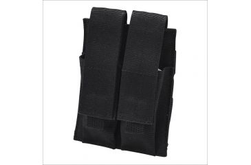 Image of US Peacekeeper Double Pistol Magazine Pouch 1000 Denier Nylon, Black, 4in x 5in x 1in, NSN NO, P22020
