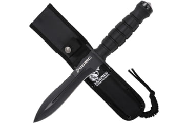 Image of USMC Fixed Blade Black, USMFIX3002BK