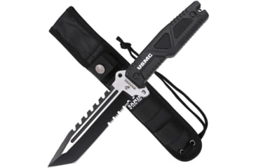 Image of USMC Fixed Blade Black, USMFIX3003BK