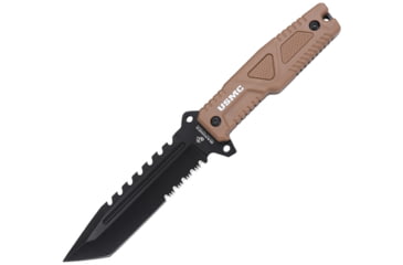 Image of USMC Fixed Blade Tan, USMFIX3003TN