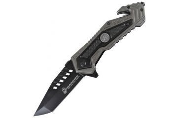 Image of USMC Salvager Rescue Linerlock A/O, Gray Knife USMA1033GY
