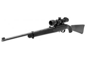 Image of UTG PRO 1 in High Profile P.O.I Picatinny Rifle Scope Rings, Black, 2 Pieces RWU012520