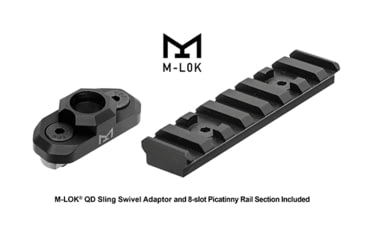 Image of UTG Pro AR15 Super Slim M-LOK 15in Drop-in Carbine Length Rail, Black, MTU015SSM