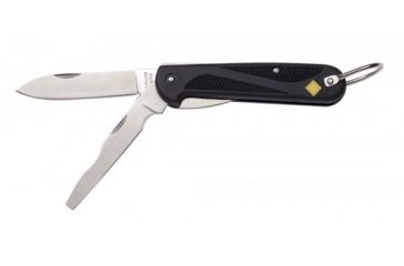 Image of Utica Kutmaster Series 3-1/2in 2-Blade Electricians Knife, Black, 91-TQ22CP