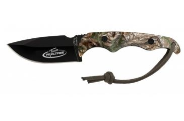 Image of Utica Team Realtree Series Neck Knife with Sheath, Black/Camouflage, 91-RT902CP