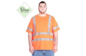 Image of Utility ProWear High Visibility S/S Pocket T Shirt Class 3, Orange, XXLARGE UHV302-XXL-O