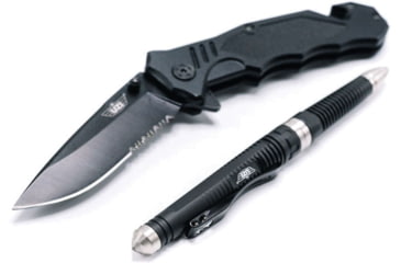 Image of UZI Folding Knife &amp; Tactical Pen Combo - UZK-FDR-COMBO